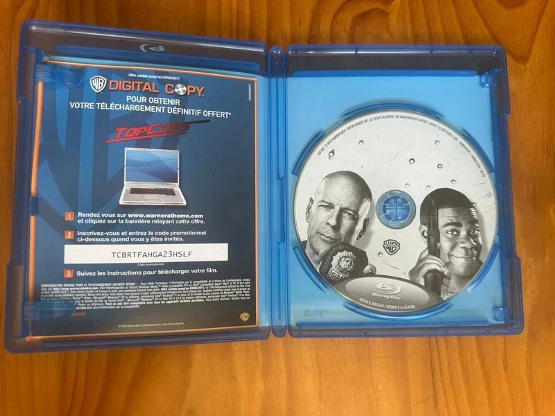Blu-ray Top Cops con Bruce Willis – excelente estado – photo 2